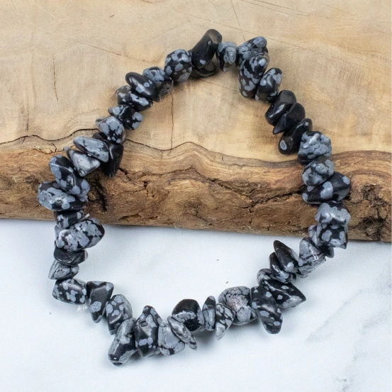 Bransoletka myga Chip Bracelet - Obsydian
