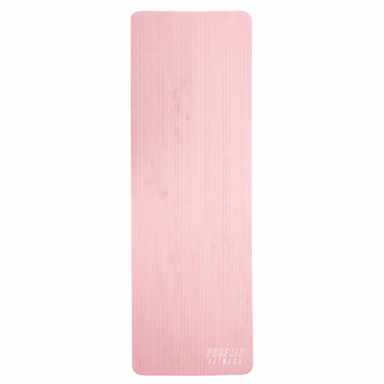 Mata do pilatesu Phoenix Fitness 1 cm - różowy