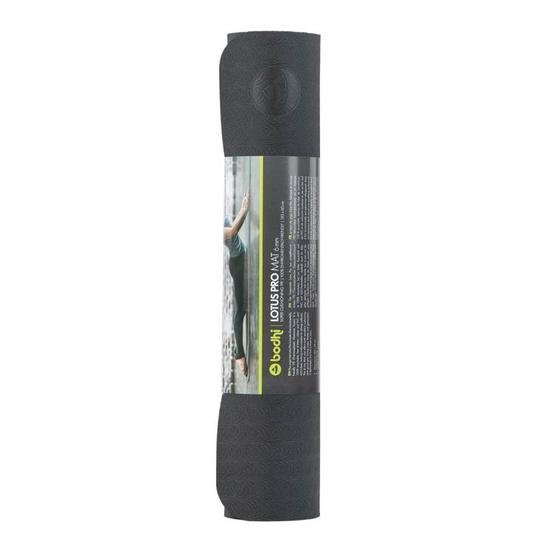 Mata do jogi Lotus Pro 6mm - Czarny/Srebrnoszary Outlet