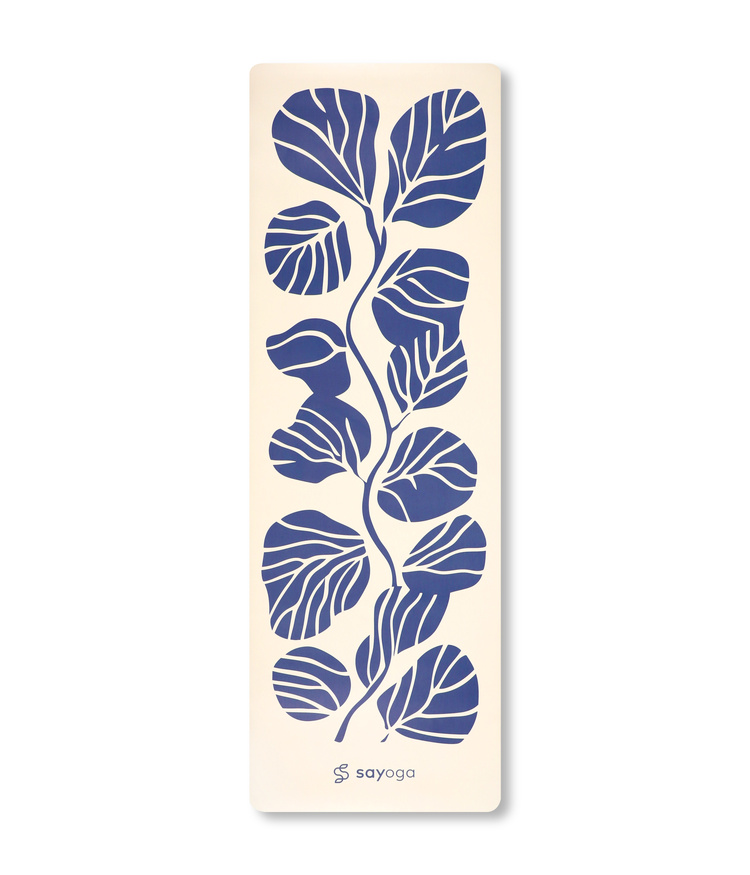 Mata do jogi Sayoga Performance Blue Autumn - gr. 4 mm - Antypoślizgowa - Super przyczepność