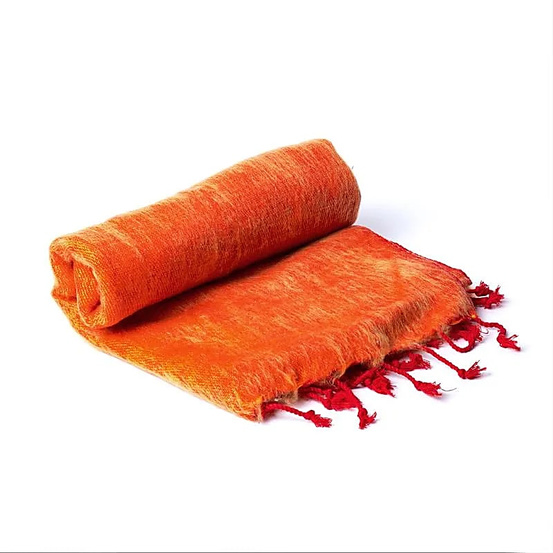Szal do medytacji - pomarańczowy