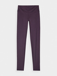 Legginsy treningowe 4F F301 średni stan - fioletowe, rozmiar XS