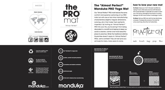 Mata do jogi Manduka Pro 6mm - Midnight - seria Almost Perfect