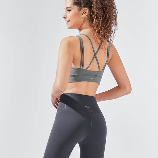 Legginsy myga Yula High-Waisted 7/8 - Grey rozmiar L