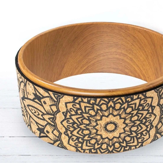 Koło do jogi Myga korkowe Mandala