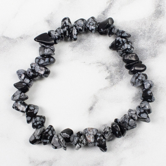Bransoletka myga Chip Bracelet - Obsydian