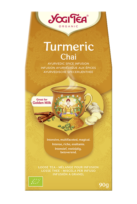 Yogi Tea Turmeric Chai - Sypana 90 g, Smak, Turmeric