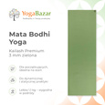 Mata do jogi Kailash Premium 3 mm - zielona