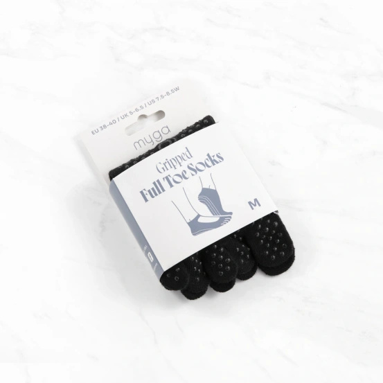 Antypoślizgowe skarpetki z palcami do jogi myga Yoga Toe Socks S 34-37