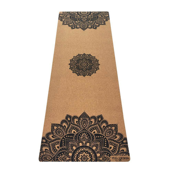 Mata do jogi Yoga Design Lab Combo Travel 1,5mm - Mandala Black