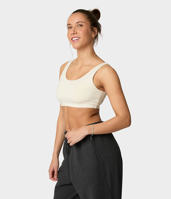 Biustonosz sportowy Manduka Dhara – Tofu, rozmiar XL