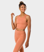 Top damski Manduka Dhara – Clay Heather, rozmiar XL