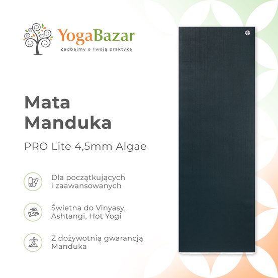 Mata do jogi Manduka PRO Lite 4.7mm - Algae
