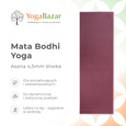 Mata do jogi Asana 4,5mm - śliwka