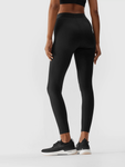 Legginsy do jogi 4F z recyklingu - czarny, rozmiar XS