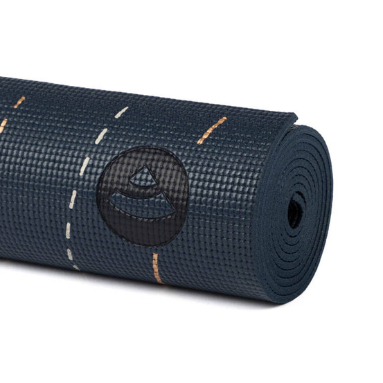 Mata do jogi Leela 4,5 mm - granatowa z księżycem Outlet