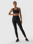 Legginsy do jogi 4F z recyklingu - czarny, rozmiar XS