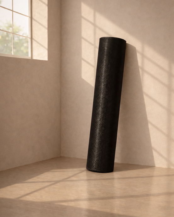 Mata do jogi Kailash Premium 3mm - Długa 200cm - czarny