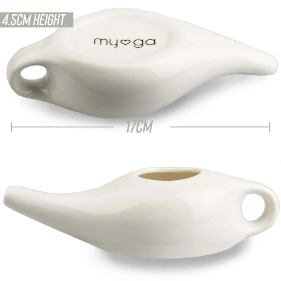 Ceramiczny Nasal Neti Pot Myga