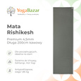 Mata do jogi Kailash Premium 3mm - Długa 200cm - kawowy