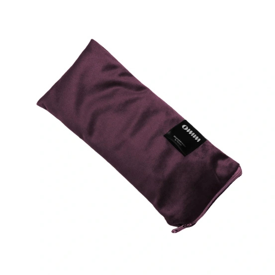 Poduszeczka na oczy Omm Yoga - Karminowy