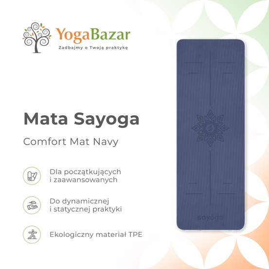 Mata do jogi Sayoga Comfort Mat Navy