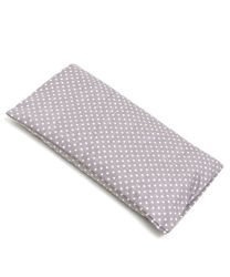 Woreczek na oczy (opaska do relaksu) szary w groszki