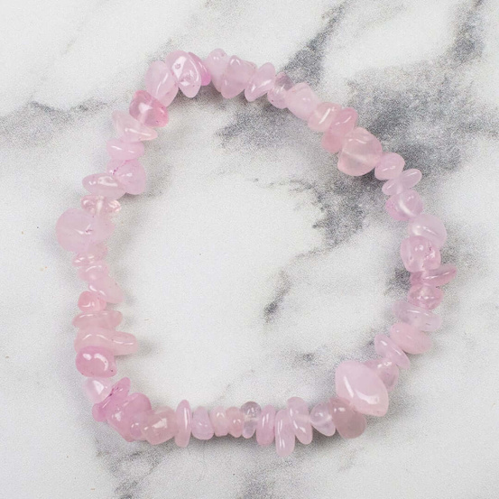 Bransoletka myga Chip Bracelet - Różowy kwarc