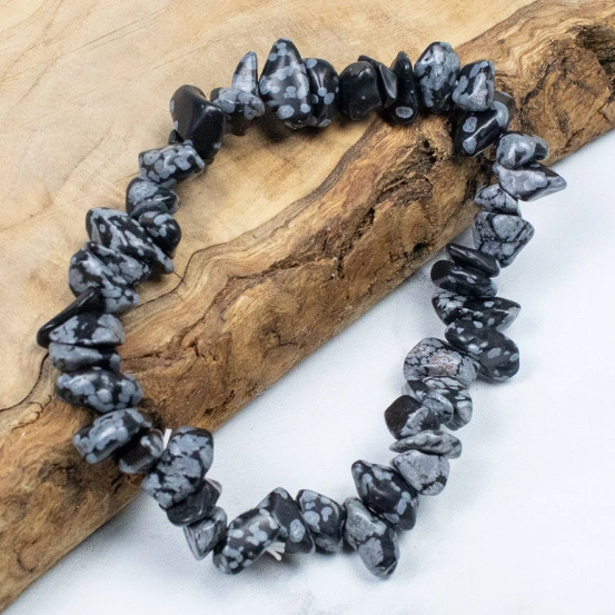 Bransoletka myga Chip Bracelet - Obsydian