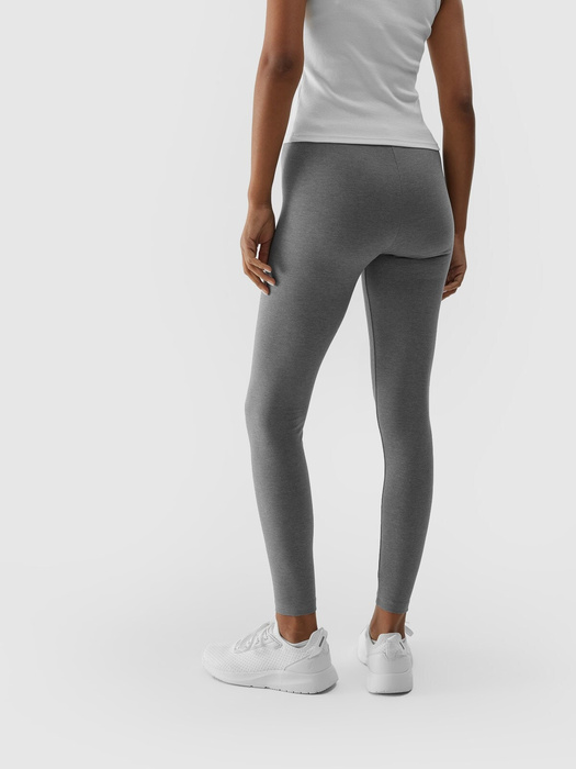 Legginsy dzianinowe 4F F108 wysoki stan - szare, rozmiar XS