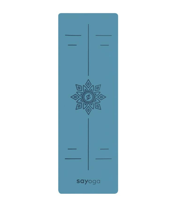 Mata do jogi Sayoga Performance Mat Blue - gr. 4 mm - Antypoślizgowa - Super przyczepność