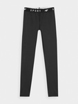 Legginsy sportowe 4F F077 szybkoschnące - czarne, rozmiar XS