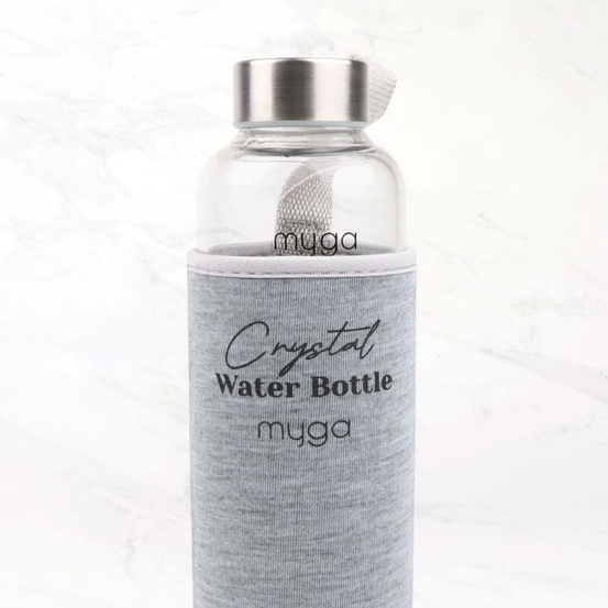 Szklana butelka na wodę myga z tygrysim okiem 500 ml