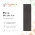 Mata do jogi Manduka Pro 6mm - Black