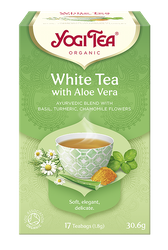 Herbata Yogi Tea White Tea with Aloe Vera 37,4g