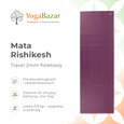 Mata do jogi Rishikesh Travel 2mm - fioletowy