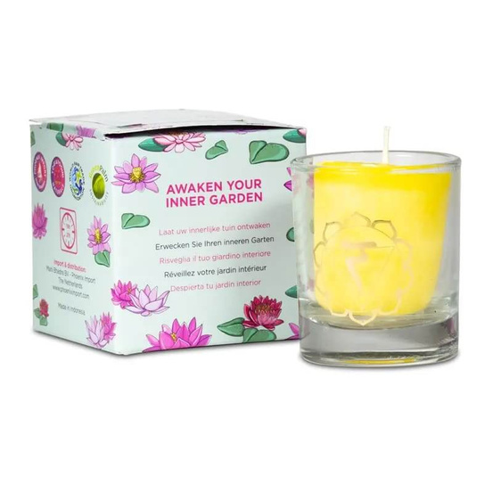 Świeca zapachowa handmade Yogi & Yogini Naturals - Czakra 3
