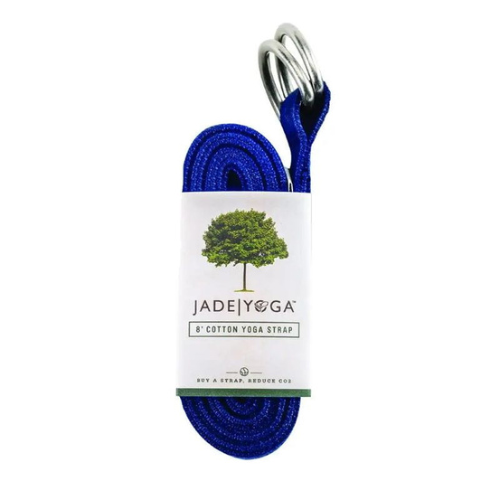 Pasek do jogi Jade Yoga Strap 244 cm - niebieski