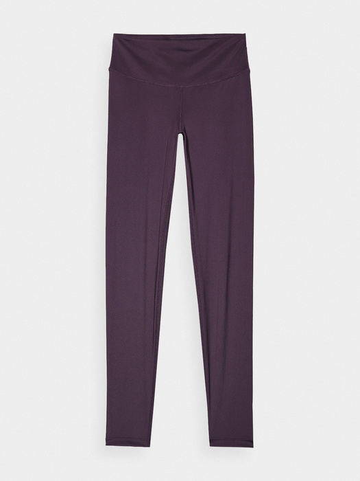 Legginsy treningowe 4F F301 średni stan - fioletowe, rozmiar XS