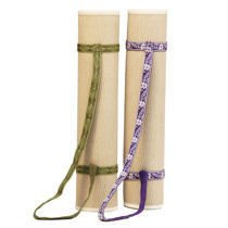 Opaska zaciskowa na rzep do transportu maty do jogi - zielona