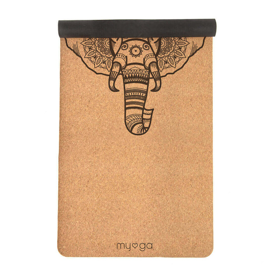 Korkowa mata do jogi Myga - Elephant 6mm XL