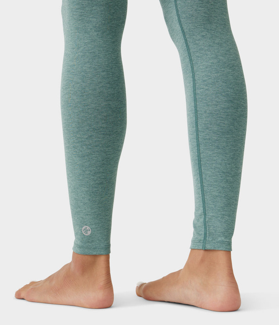Legginsy damskie Manduka Dhara – Black Sage Heather, rozmiar XS