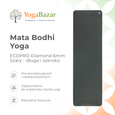 Mata do jogi ECOPRO Diamond 6mm - Szary - długa i szeroka