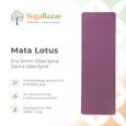 Mata do jogi Lotus Pro 6mm - Oberżyna/Jasna oberżyna