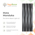 Mata do jogi Manduka Pro 6mm - Black Light LE