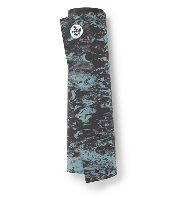 Mata do jogi Manduka Comfort Cushion 8mm - Blue Lotus Marble