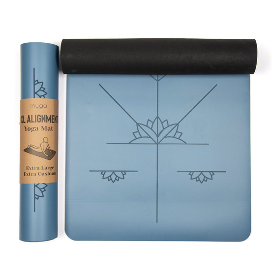 Mata do jogi Myga XL Aligment Niebieska