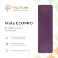 Mata do jogi ECOPRO XL 200cm 4mm - Fioletowa
