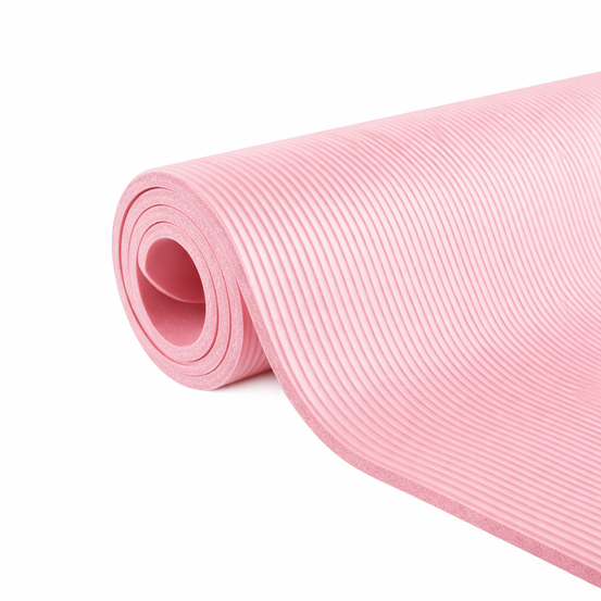 Mata do pilatesu Phoenix Fitness 1 cm - różowy