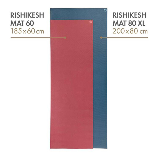 Mata do jogi Rishikesh Premium 4.5 mm - jasnoszary